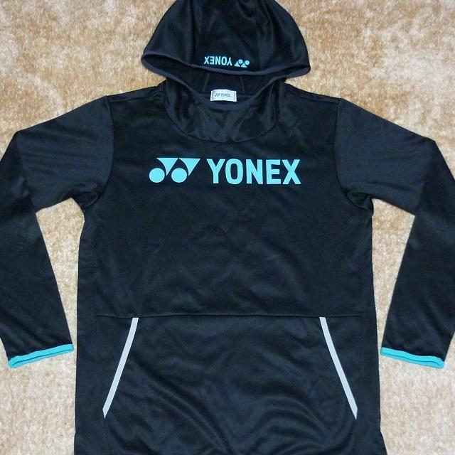 未使用に近い】☆YONEX ヨネックス スウェットパーカー Lサイズ ブラック/ライトブルー☆ テニス バドミントン 部活 中学生  高校生の落札情報詳細 ヤフオク落札価格検索 オークフリー