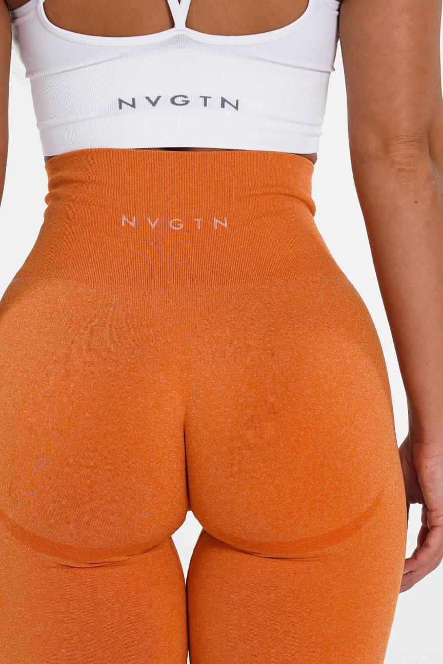 Burnt Orange Curve Leggings ShopperBoard