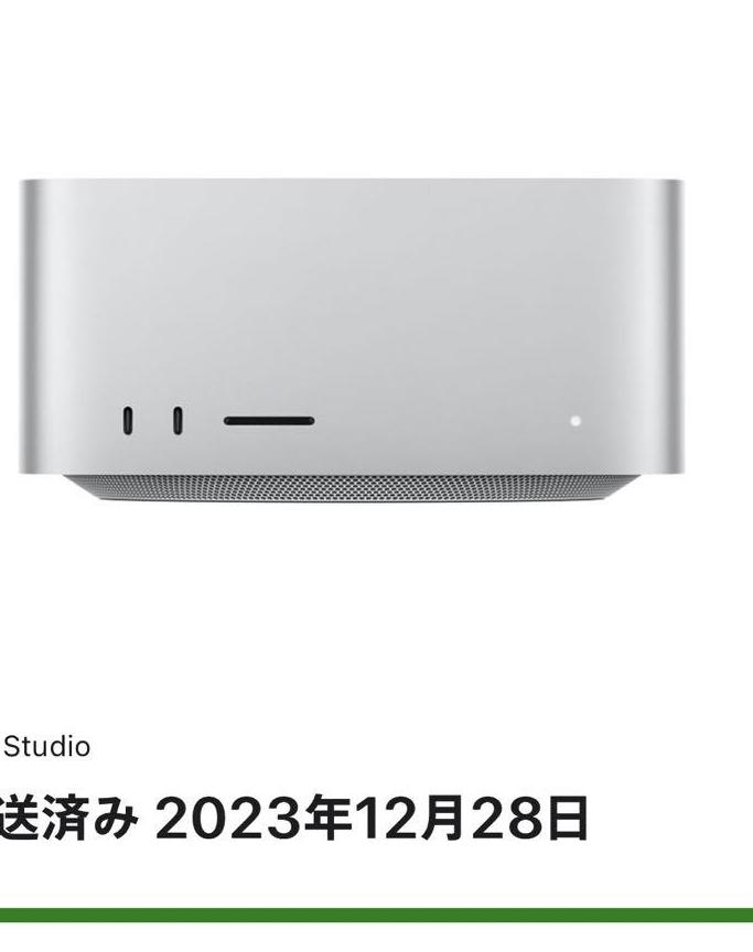 Apple　Mac　Studio　512GB　M2Max　32GBメモリ　SSD