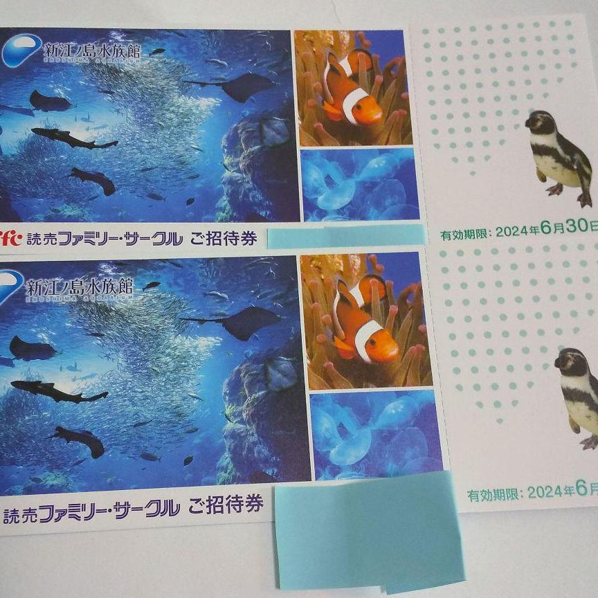 新江ノ島水族館　無料招待券２枚セット