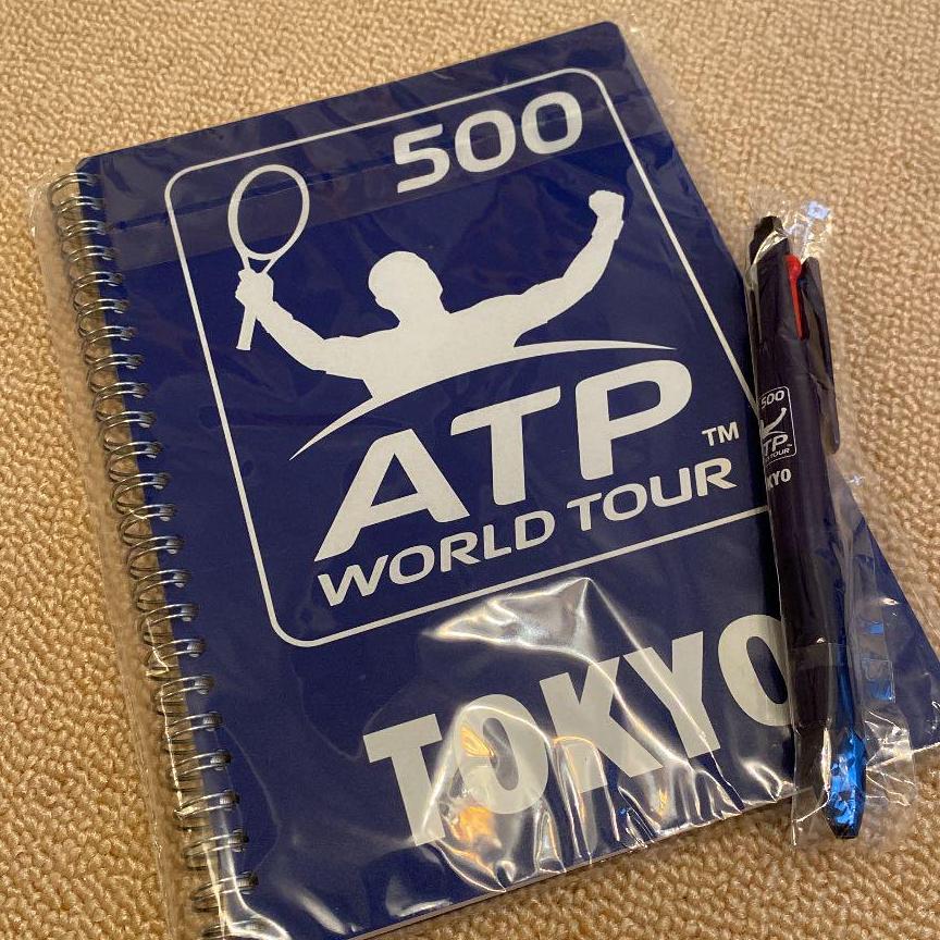 ATP500　TOKYO　ペンとノート