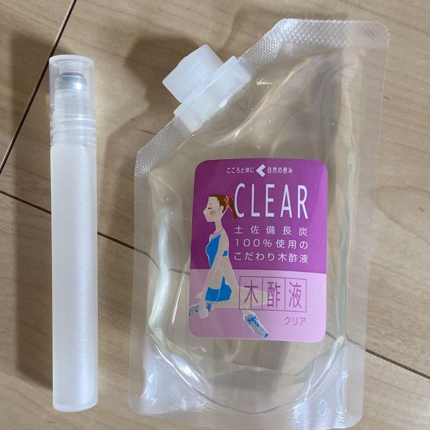 廃盤品　木酢液クリア　100ml　木炭屋