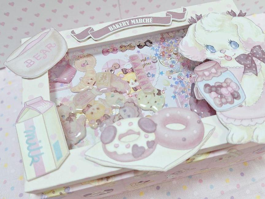 ハンドメイド　ayyjewel　シェイカーBOX　B8ファイル　スフレ