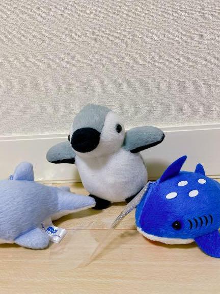 水族館　ぬいぐるみ　キーホルダー　3セット