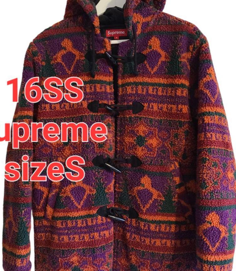 Supreme16SS　SHERPA　FLEECE　JACKET　S

タグ表