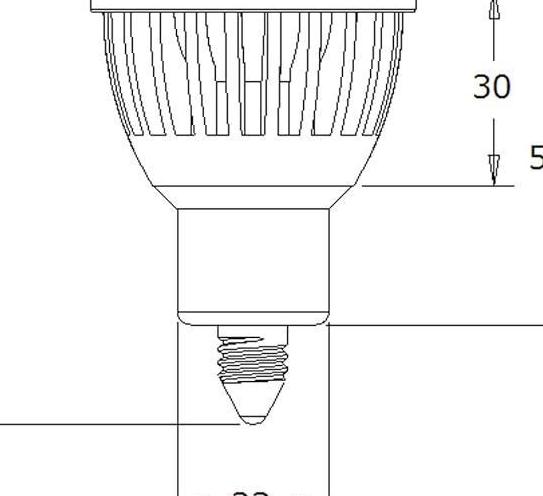 FWAYTECH　LEDスポットライト　E11口金　電球色　8個