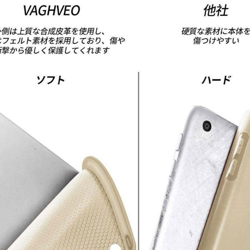 最大55％オフ！iPadケース　9.7インチ　超薄型　超軽量　TPU　ソフトカバー　ゴールド