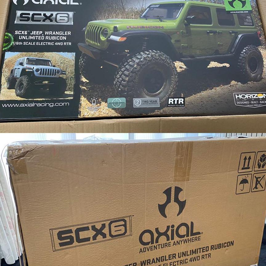 Axial　SCX6　ジープ　JLU　ラングラー　RTR！[グリーン]