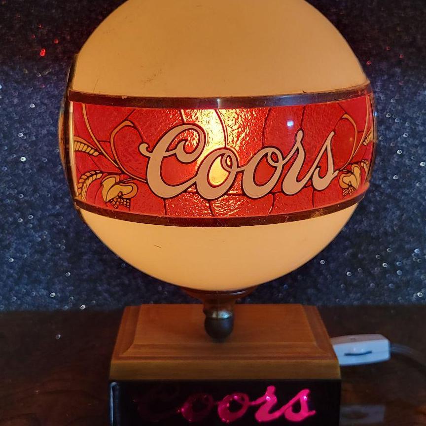 ヴィンテージ　クアーズ　Coors　卓上ランプ