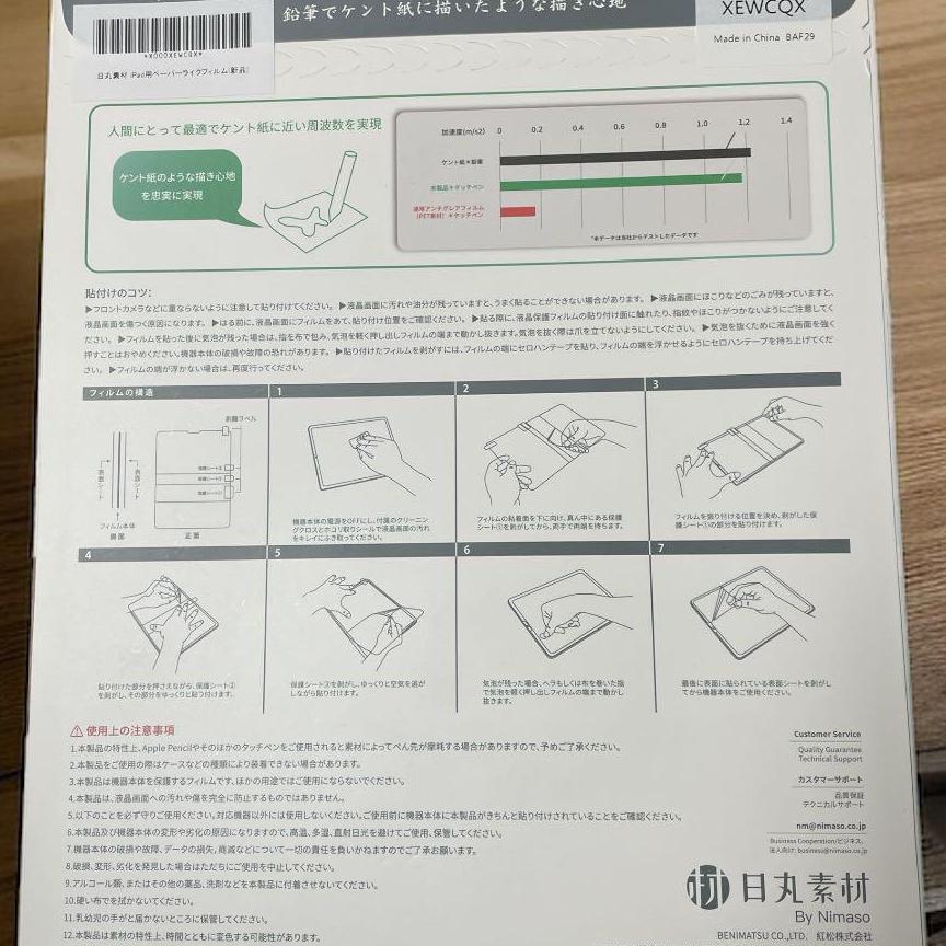 ケント紙　ペーパーライク　保護　フィルム　ペーパーライク　紙　日丸素材