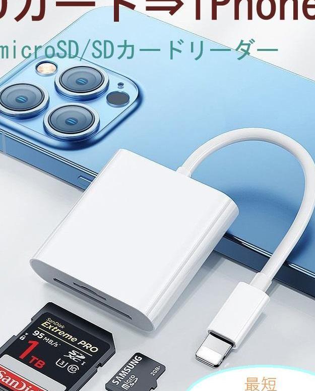 iPhone　スマホ転送　SDカードリーダー　デジカメ　写真　カメラ　転送　②