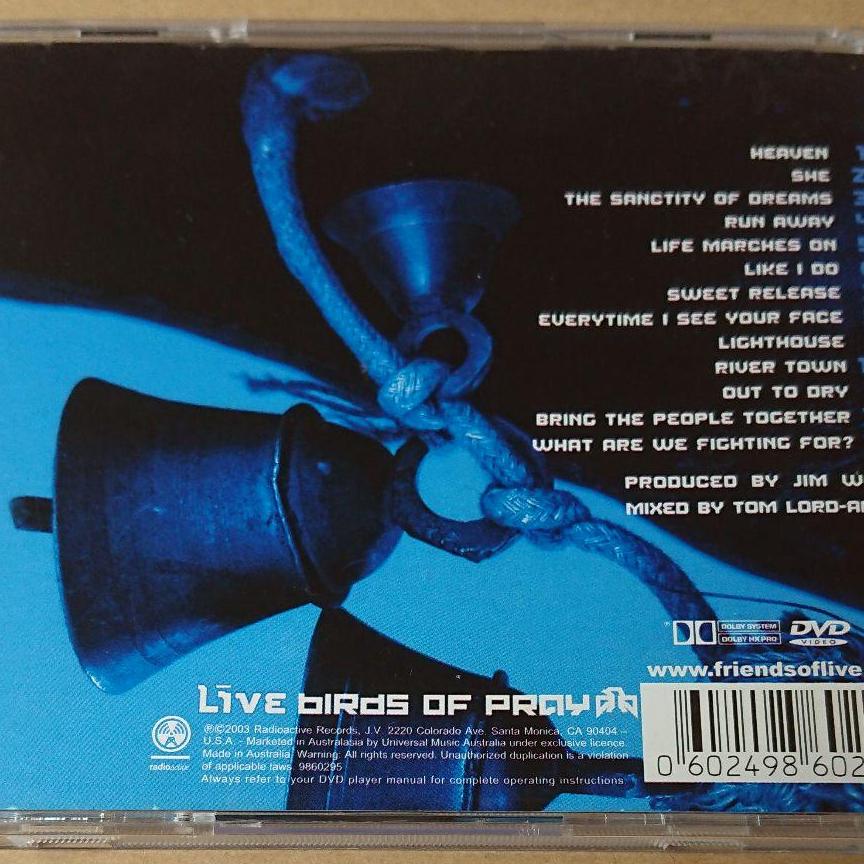 LIVE「BIRDS　OF　PRAY」CD　DVD