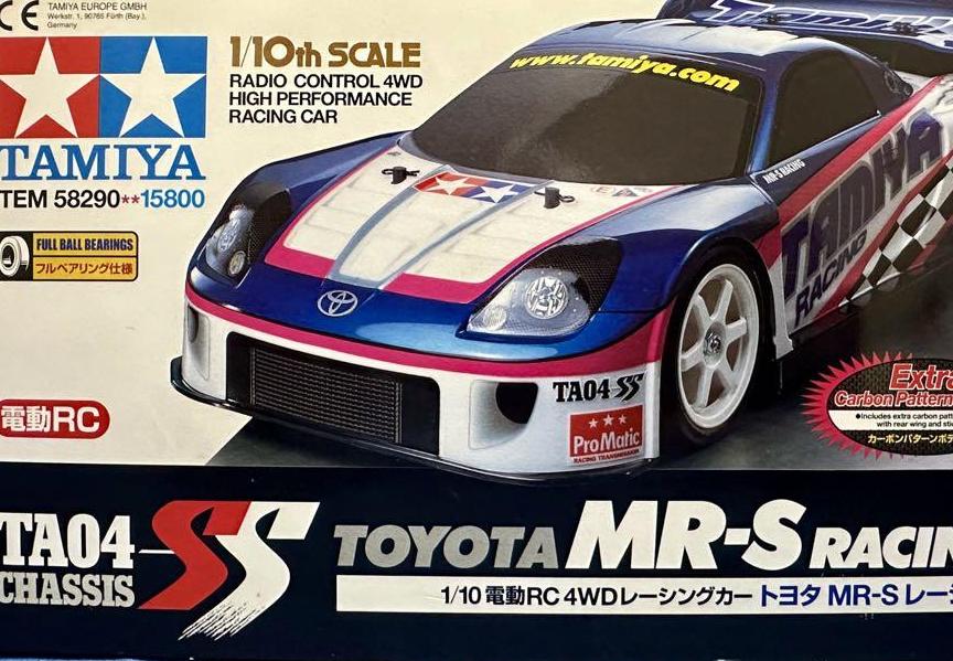 タミヤ★TOYOTA　MR-S　RACING　カーボンパターンボディ付　電動RC