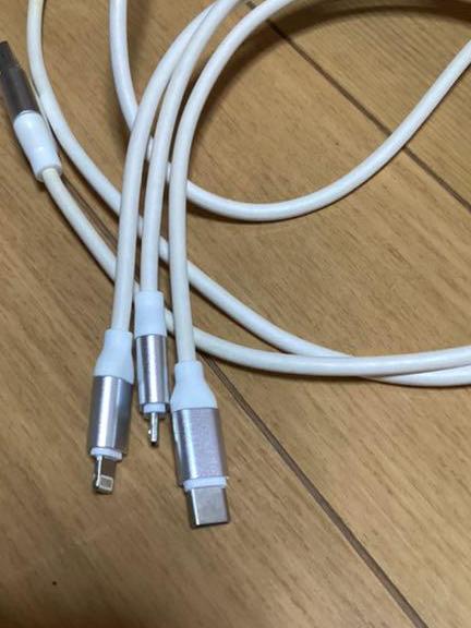 【人気商品！】3種対応充電ケーブル