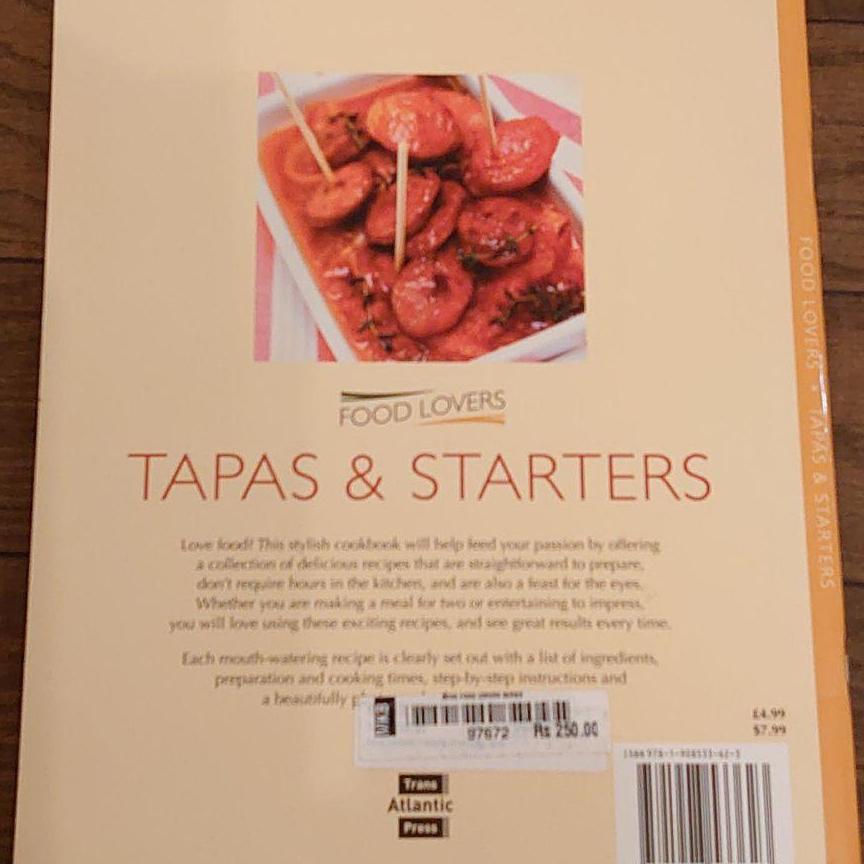 TAPAS＆STARTERS　英語おつまみレシピ