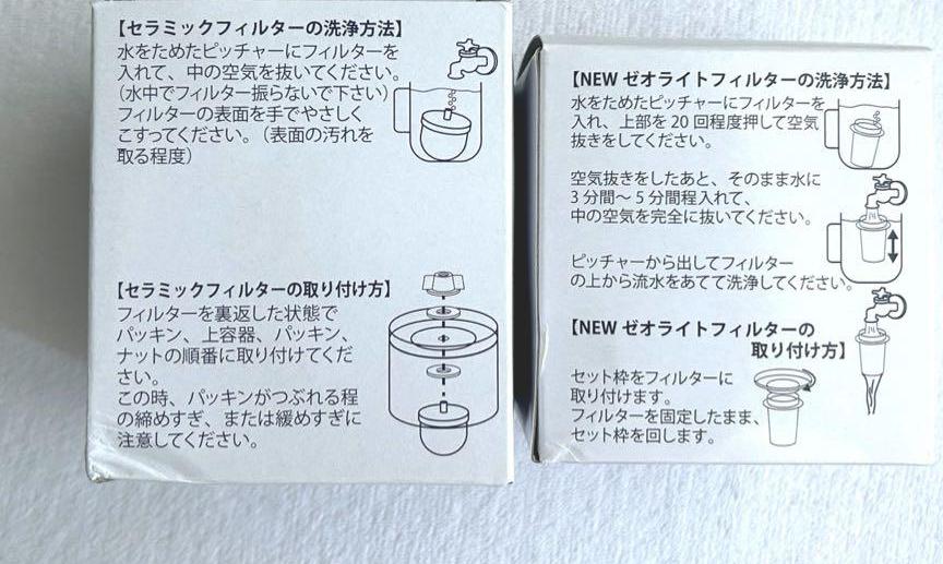 ゼオライトフィルター　セラミックフィルターセット　エコウォーター　ポタポタクラブ