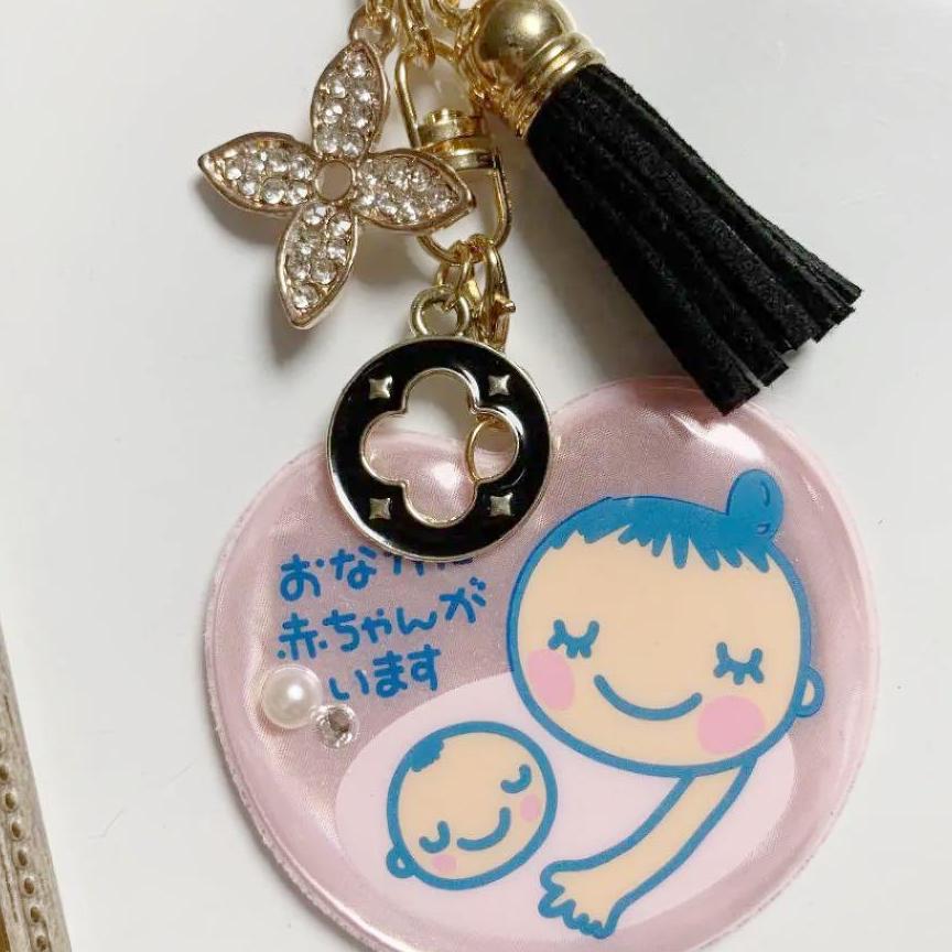 大人気新作ハンドメイド　マタニティマーク　キーホルダー　ʚ♡ɞ