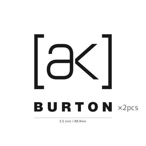 BURTON バートン 41 AK ダイカットステッカー 切抜きステッカー 2枚入り 3.5インチ 8.8cmの入札履歴 入札者の順位