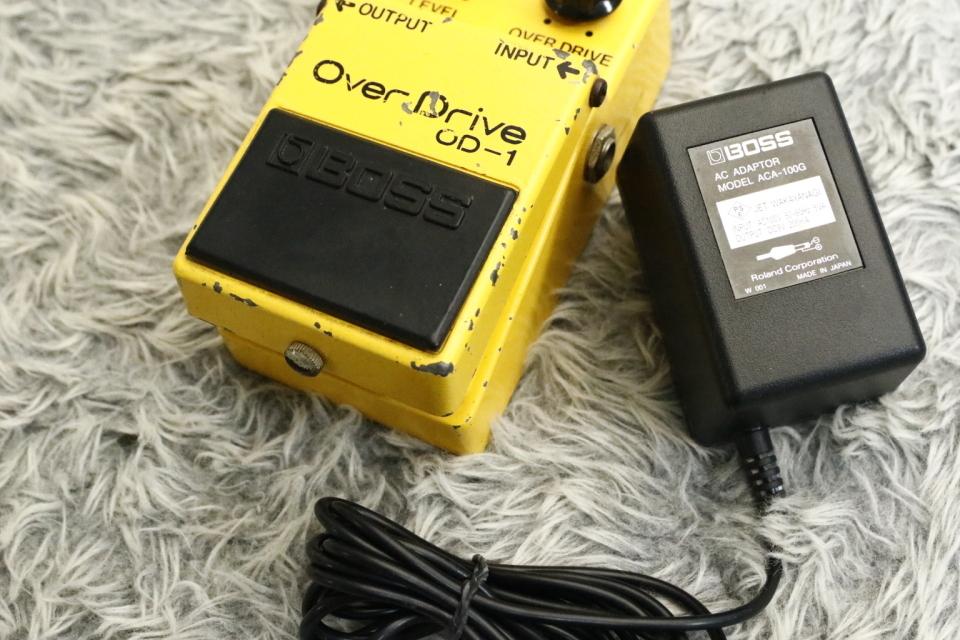 送料無料】希少 動作良好品 Boss OD-1 Over Drive 銀ネジ スケルトンSW #8000 日本製 ACA-100G付〔ER-1766〕(オーバードライブ)｜売買されたオークション情報、!オークション(旧ヤフオク!)  の商品情報をアーカイブ公開