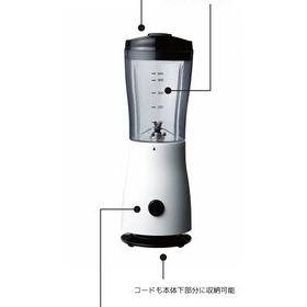 VS-KE55 ミニブレンダー 450ml 飲み口付きキャップ式 ベルソス コード長1m幅100mm奥行100mm高さ290mm VS-KE55  【通販モノタロウ】