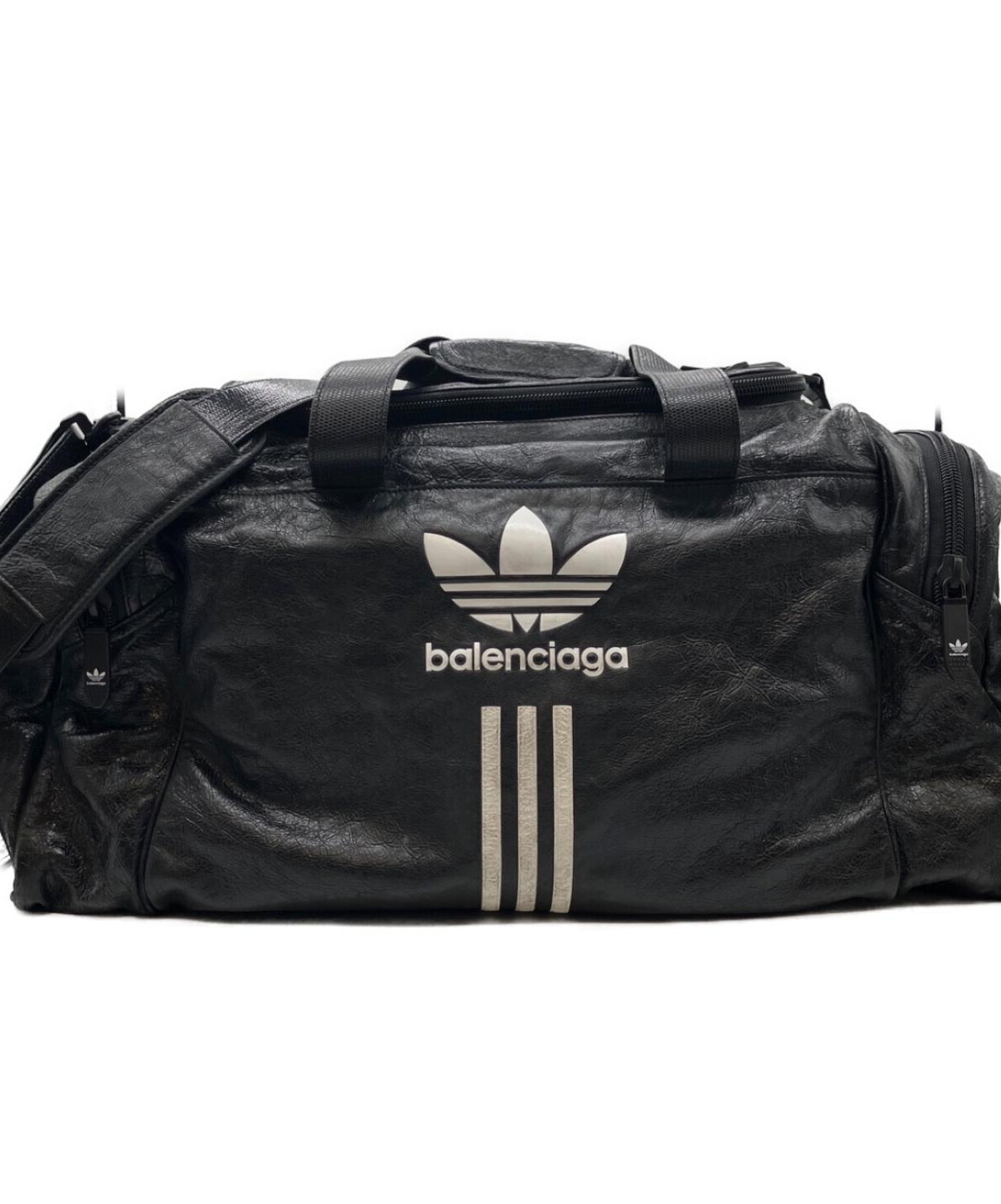 中古・古着通販】BALENCIAGA (バレンシアガ) adidas Originals (アディダスオリジナル) GYM BAG(ジムバッグ)/ ボストンバッグ/ショルダーバッグ ブラック×ホワイト サイズ:-｜ブランド・古着通販 トレファク公式【TREFAC FASHION】スマホサイト